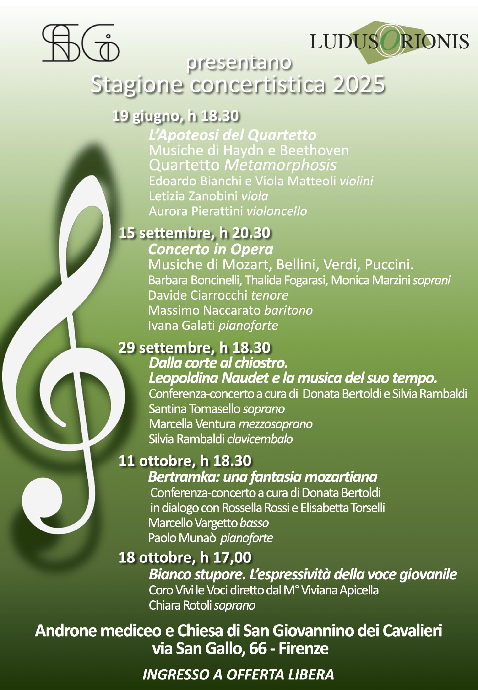 Stagione Concertistica 2025