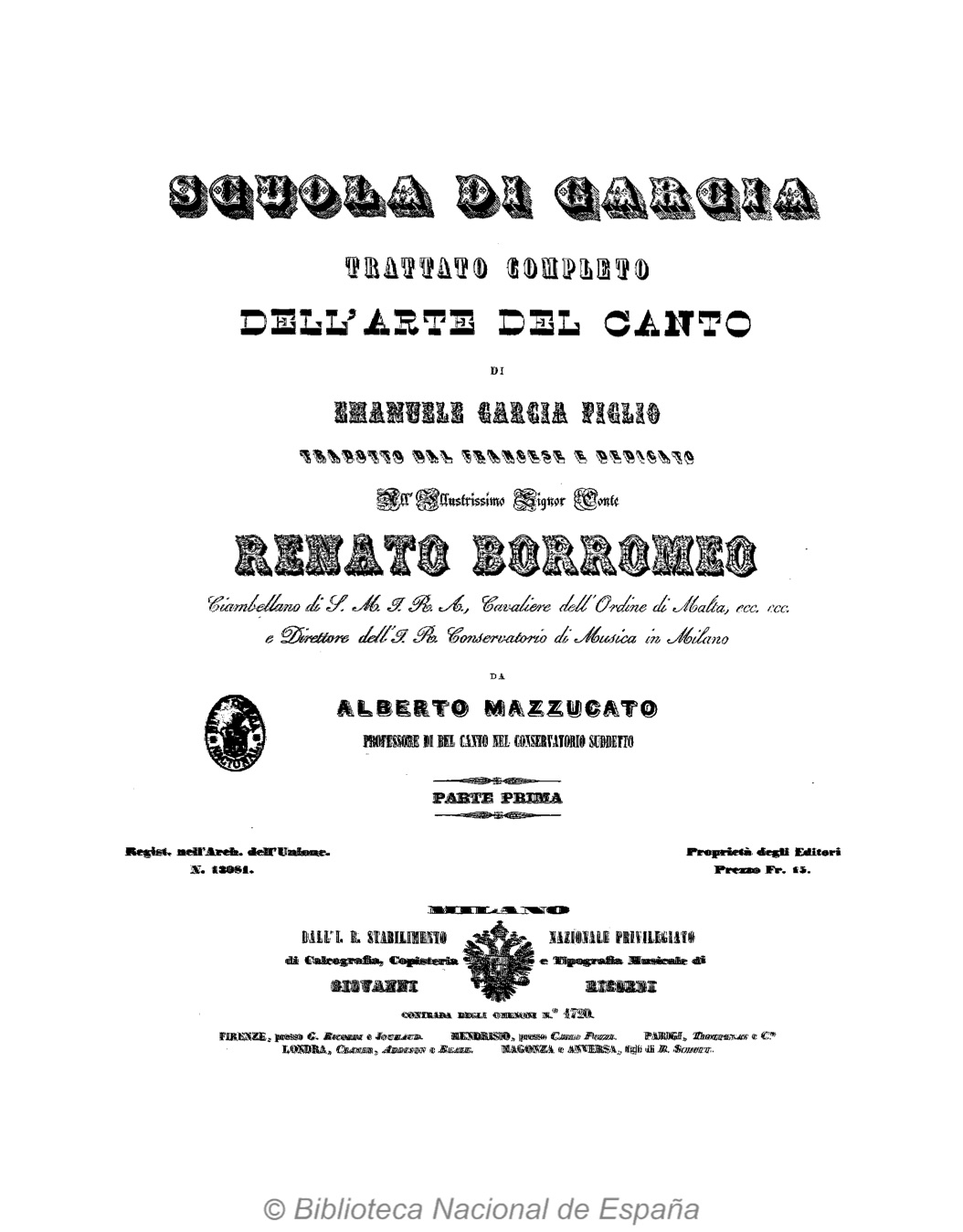 Trattato di Canto